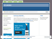 Tablet Screenshot of dylan365v.wordpress.com