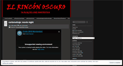 Desktop Screenshot of elrinconoscuroblog.wordpress.com