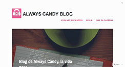 Desktop Screenshot of alwayscandy.wordpress.com