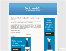 Tablet Screenshot of bookheads.wordpress.com