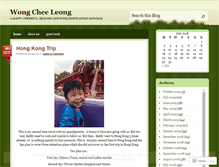 Tablet Screenshot of leongzai.wordpress.com