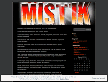 Tablet Screenshot of exposemistik.wordpress.com