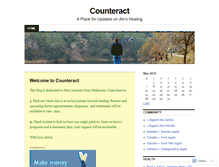 Tablet Screenshot of counteract.wordpress.com