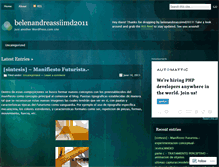 Tablet Screenshot of belenandreassiimd2011.wordpress.com