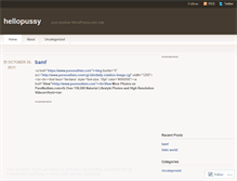 Tablet Screenshot of hellopussy.wordpress.com