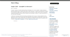 Desktop Screenshot of henrihnr.wordpress.com