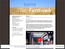Tablet Screenshot of karinsfernweh.wordpress.com