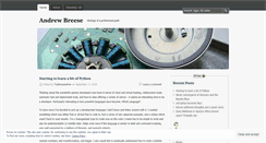 Desktop Screenshot of abreese.wordpress.com
