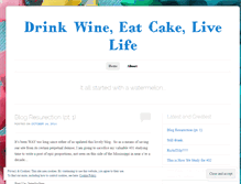 Tablet Screenshot of drunkenmelon.wordpress.com