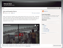Tablet Screenshot of obronikyle.wordpress.com