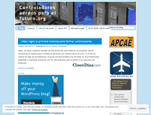 Tablet Screenshot of futuroscontroladores.wordpress.com