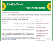 Tablet Screenshot of partidoverderedesciudadanas.wordpress.com