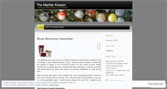 Desktop Screenshot of marblekeeper.wordpress.com