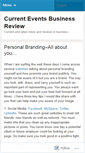 Mobile Screenshot of currenteventsbizreview.wordpress.com