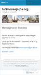 Mobile Screenshot of bicimensajeros.wordpress.com