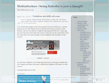 Tablet Screenshot of mobinttechno.wordpress.com