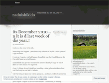 Tablet Screenshot of nadnishikido.wordpress.com