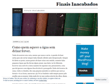 Tablet Screenshot of finaisinacabados.wordpress.com