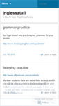 Mobile Screenshot of inglessatafi.wordpress.com