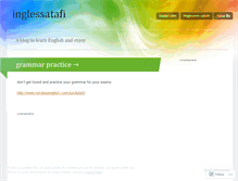 Tablet Screenshot of inglessatafi.wordpress.com
