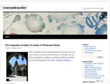 Tablet Screenshot of cracowtraveler.wordpress.com