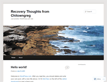 Tablet Screenshot of chitowngreg.wordpress.com