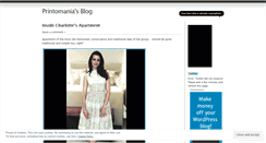 Desktop Screenshot of printomania.wordpress.com