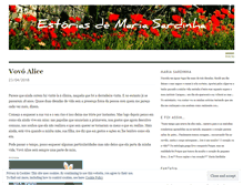 Tablet Screenshot of mariasardinha.wordpress.com