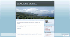 Desktop Screenshot of johnbarnessolar.wordpress.com