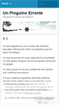 Mobile Screenshot of pinguinoerrante.wordpress.com