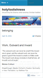 Mobile Screenshot of holyfoolishness.wordpress.com