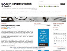 Tablet Screenshot of edgeonmortgages.wordpress.com