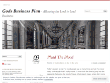 Tablet Screenshot of godsbizplan.wordpress.com