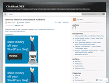 Tablet Screenshot of clickrank.wordpress.com