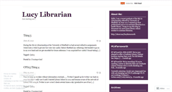 Desktop Screenshot of lucylibrarian.wordpress.com