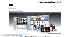 Desktop Screenshot of itunescomdownloads.wordpress.com