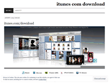 Tablet Screenshot of itunescomdownloads.wordpress.com