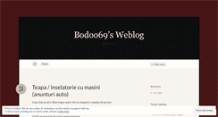 Desktop Screenshot of bodoo69.wordpress.com