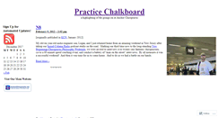 Desktop Screenshot of anchorchiropracticchalkboard.wordpress.com