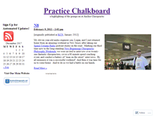 Tablet Screenshot of anchorchiropracticchalkboard.wordpress.com