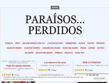 Tablet Screenshot of paraisosperdidos.wordpress.com