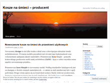 Tablet Screenshot of koszeproducent.wordpress.com