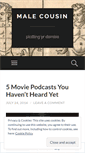 Mobile Screenshot of malecousin.wordpress.com