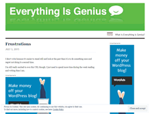 Tablet Screenshot of everythingisgenius.wordpress.com