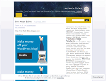 Tablet Screenshot of hotnudebabes.wordpress.com