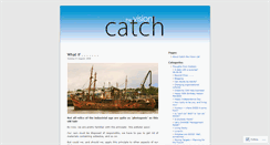 Desktop Screenshot of catchthevision.wordpress.com