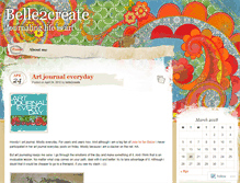 Tablet Screenshot of belle2create.wordpress.com
