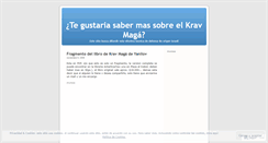 Desktop Screenshot of kravmagaenchile.wordpress.com