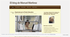 Desktop Screenshot of manuelmartinezmorales.wordpress.com