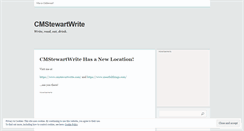 Desktop Screenshot of cmstewartwrite.wordpress.com